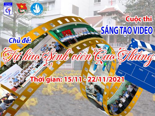 TB 5121 - Thông báo tổ chức cuộc thi sáng tác video chủ đề “Tự hào Sinh viên Cao Thắng”