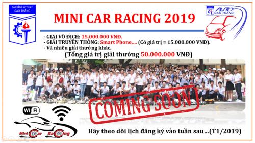 Kế hoạch tổ chức cuộc thi MiniCar Racing 2019